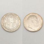 An Edward VII Silver 1902 Half Crown. 14.2g Condition as per photos.