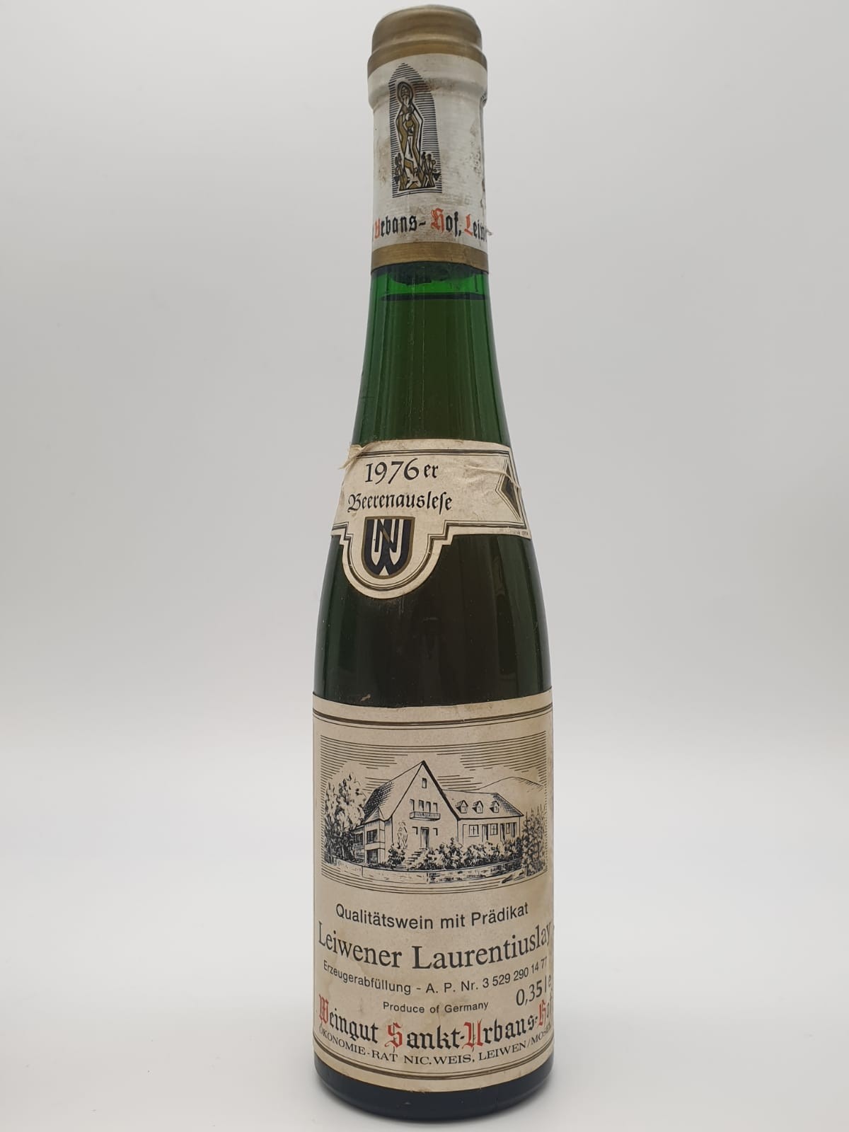 Three Half-Bottles (0.35l) of 1976 Beerenauslese Dessert wine. Intense optimum sweetness from this - Image 5 of 12