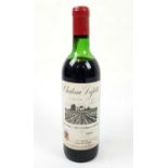 A Bottle of 1970 Chateau Lafitte Red Wine. A/F.
