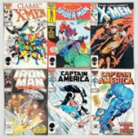 A Selection of 40 Marvel 25th Anniversary Issues. Includes: Daredevil, The West Coast Avengers and