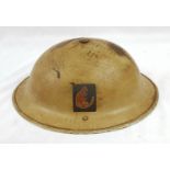 WW2 British 8th Army Helmet.