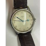 Vintage Longines military RAF style watch centre seconds , working