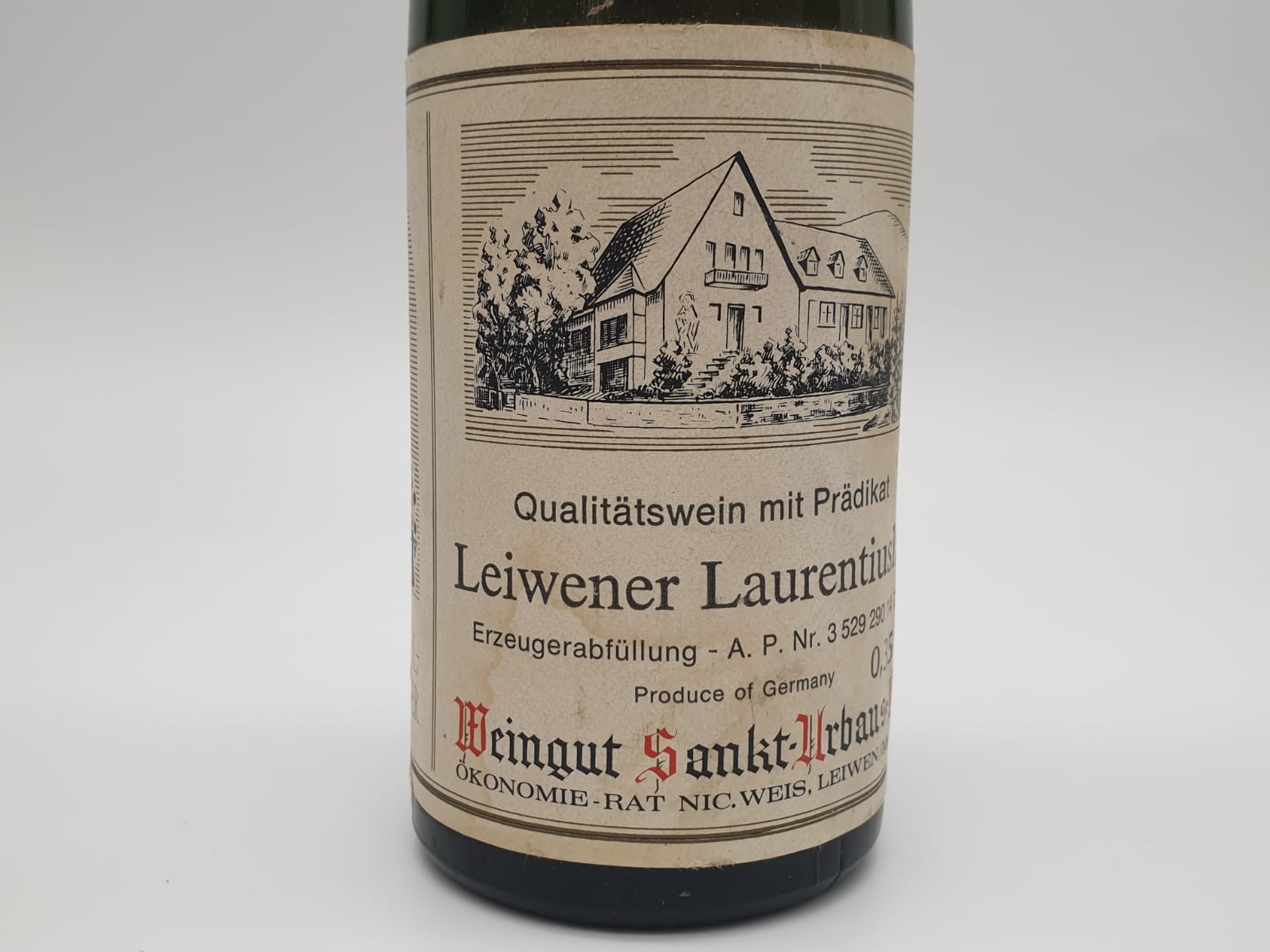 Three Half-Bottles (0.35l) of 1976 Beerenauslese Dessert wine. Intense optimum sweetness from this - Image 9 of 12