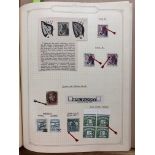 WORLD ERRORS varieties, oddities and philatelic terms in album noted GB Wilding and other varieties,