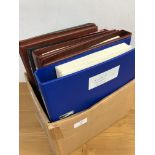 EUROPE box containing 7 binders housing an all periods mostly used collection written up. Starter