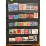 HAGNER BINDER containing about 36 double sided sheets, the most prolific being Norway, Denmark,