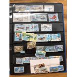 THEMATICS AVIATION large stock binder containing 12 - 1300 stamps from all periods but the