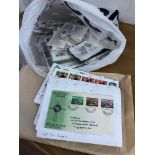 CARRIER BAG containing a mainly modern world selection on club approval sheets with much Africa, CI,