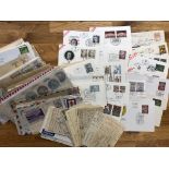 COVERS Foreign/overseas including many FDCs and a few PCs. Large quantity in packet, useful seen.