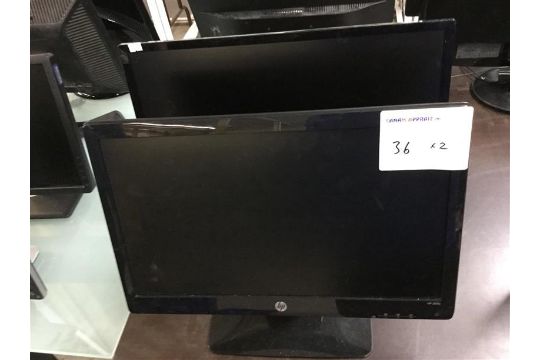 HP MONITOR X 1PC AND LG MONITOR X 1PC - Image 1 of 2