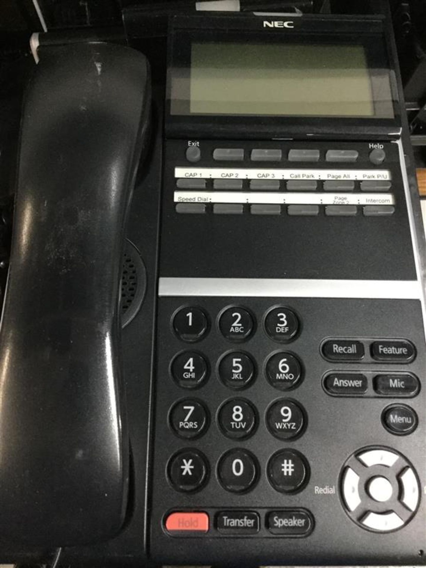 NEC DT400 SERIES TELEPHONES X 6 PCS - Image 2 of 3