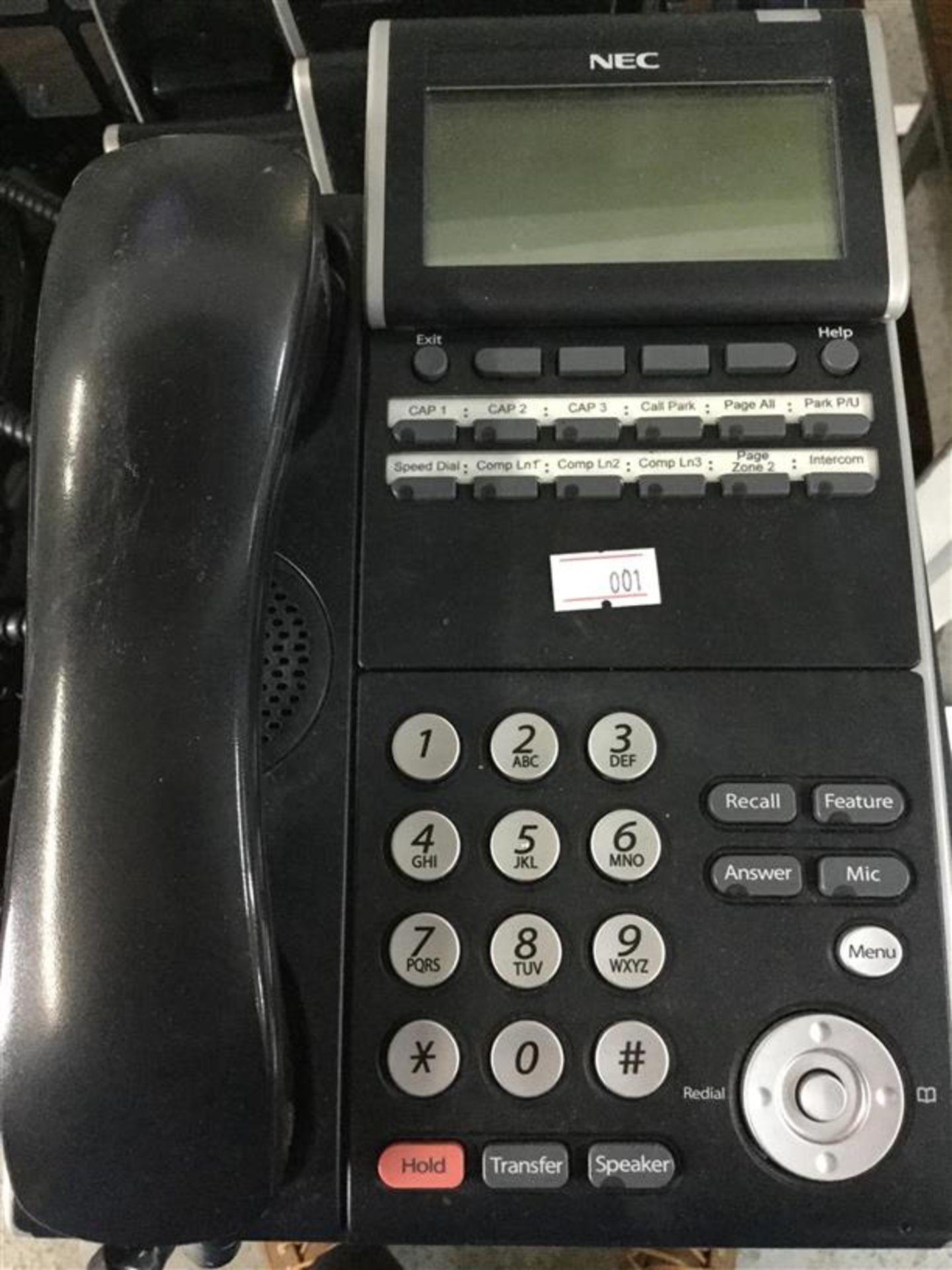 NEC DT300 SERIES TELEPHONES X 6 PCS - Image 2 of 3