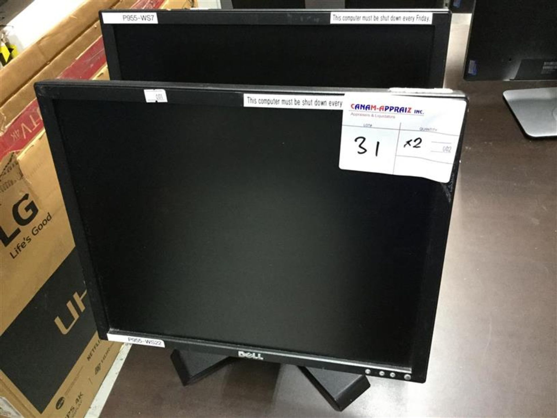 DELL MONITORS X 2PCS