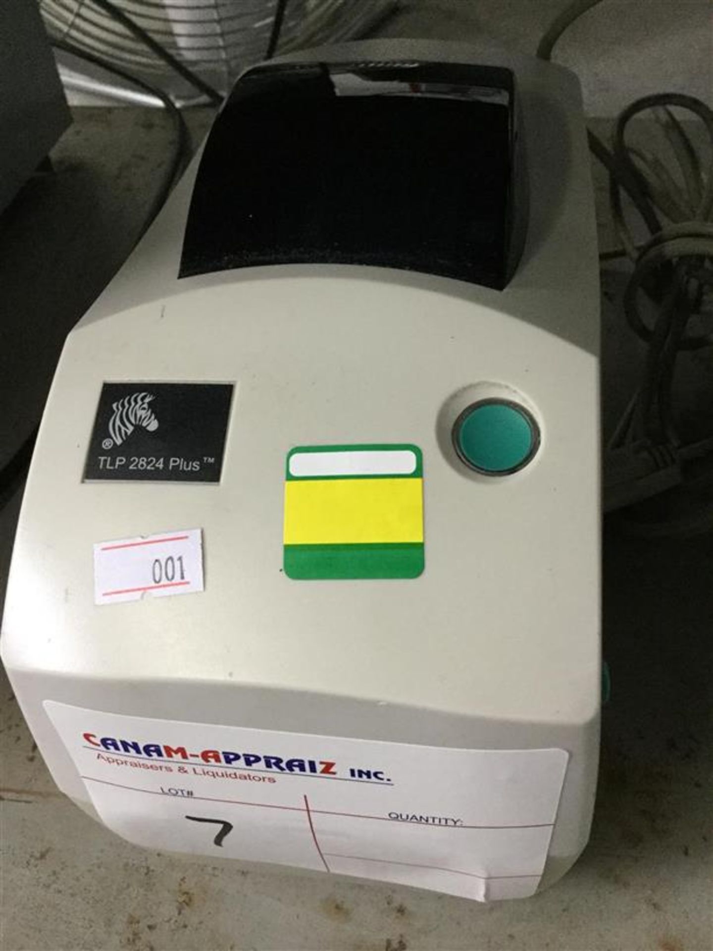 ZEBRA TLP 2824 PLUS THERMAL LABEL PRINTER