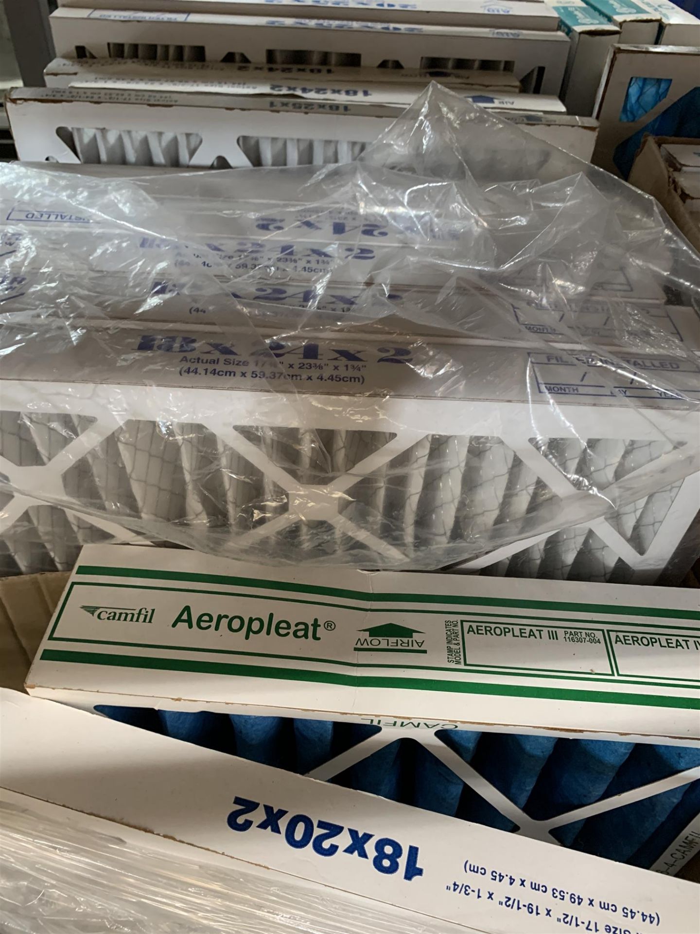 MIXED LOT - ASSORTS FIBERGLASS DUCT FILTERS (VARIOUS SIZES) - Image 2 of 3