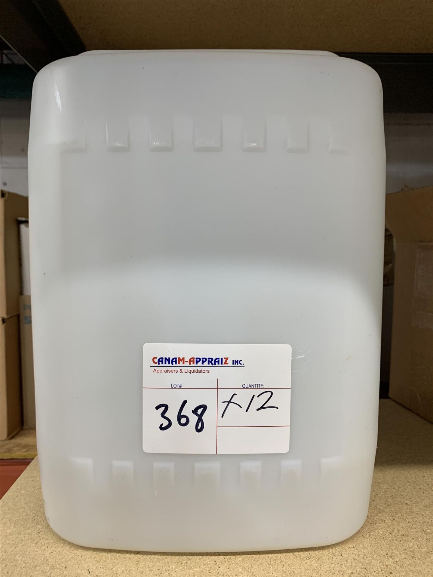 20L PLASTIC FLUID TANK - 12PCS