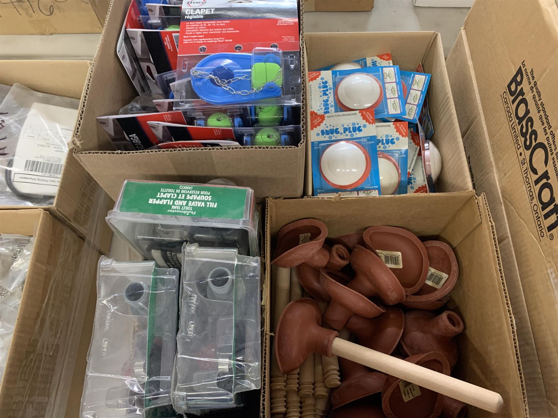 MIXED LOT - ASSORTED PLUMBING HARDWARE - 4 BOXES - Image 2 of 2