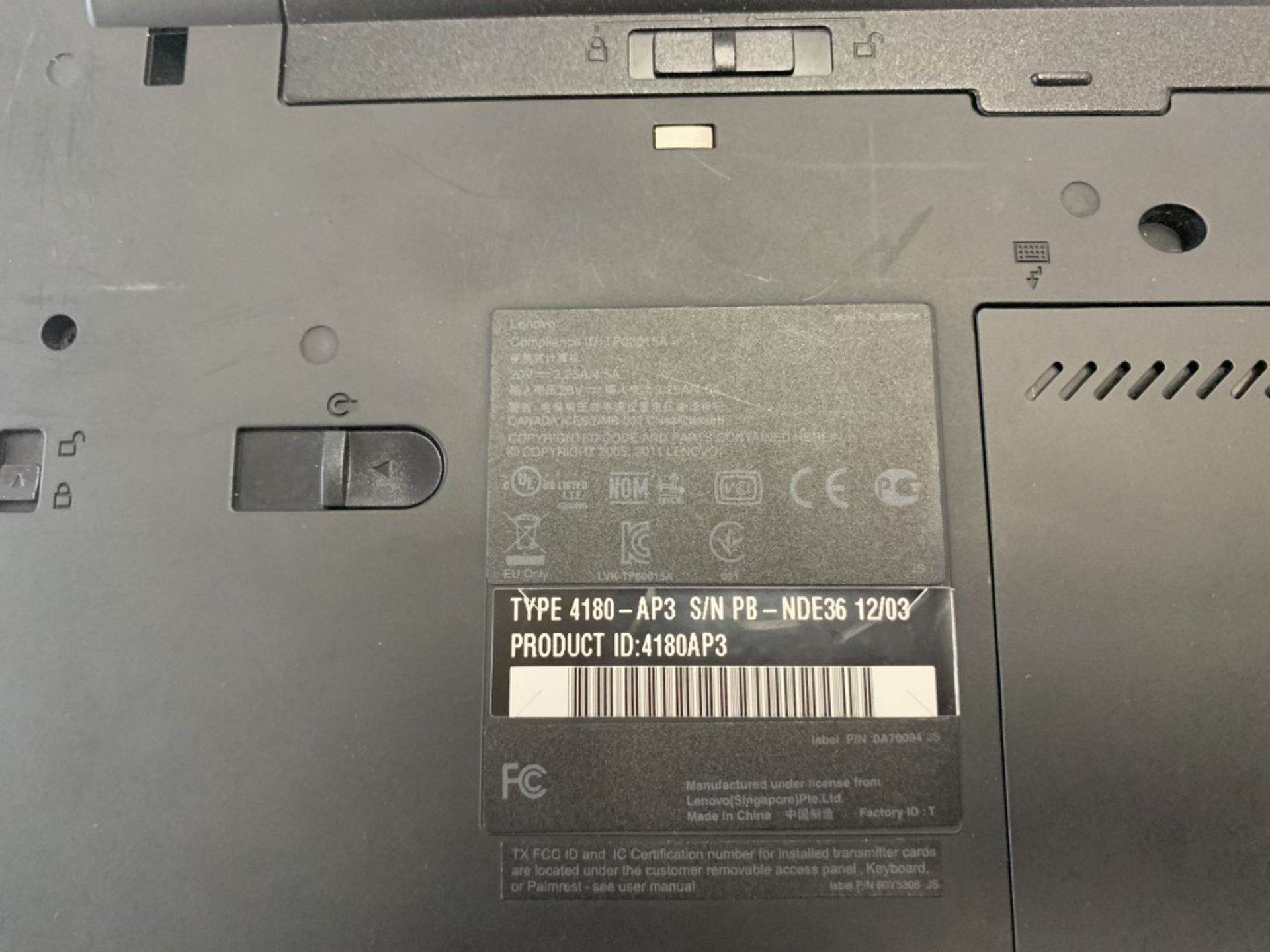 LENOVO - THINKPAD - MODEL # T420 (NO CHARGER) - Image 2 of 2