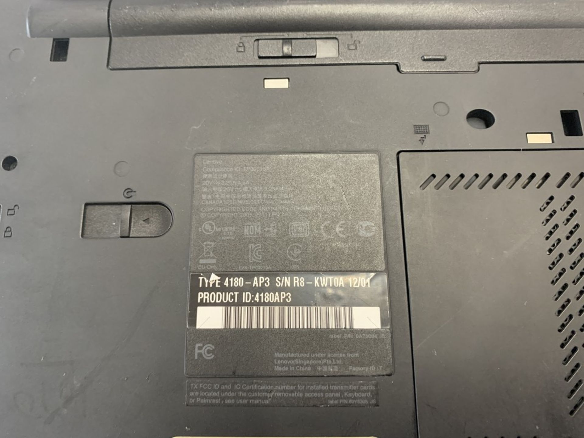 LENOVO - THINKPAD - MODEL # T420 (NO CHARGER) - Image 2 of 2