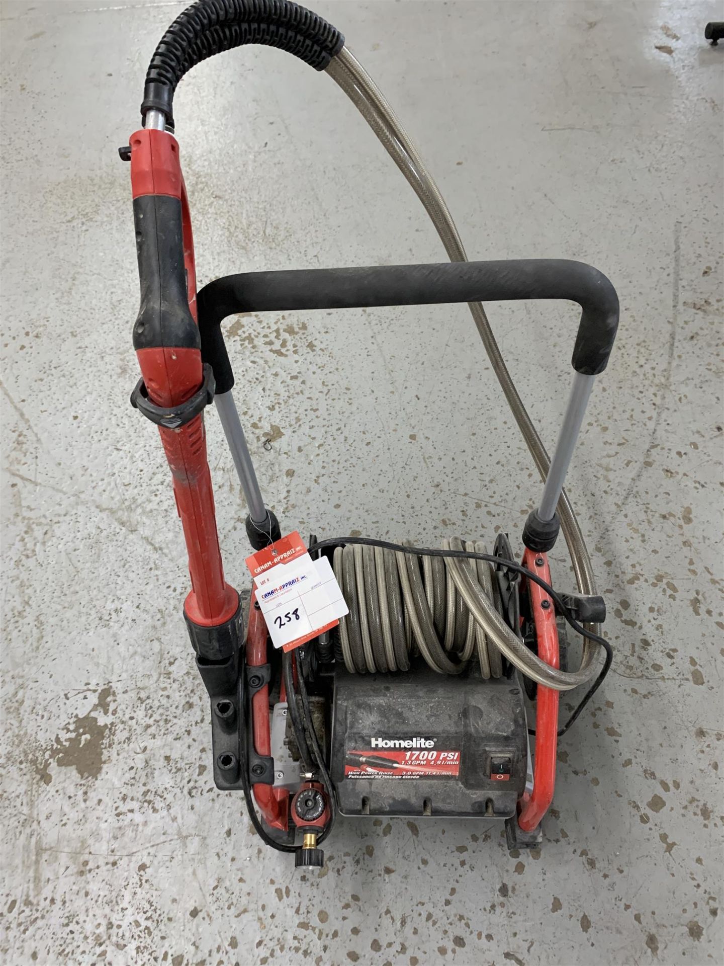 HOMELITE 1700 PSI ELECTRIC POWER WASHER