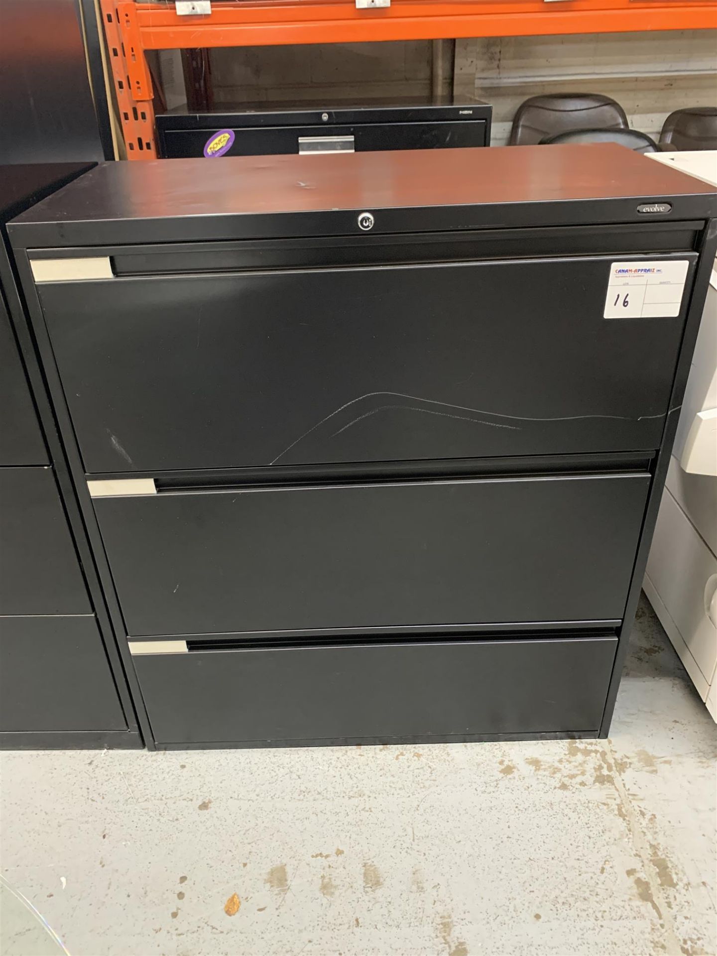 3 DRAWER LATERAL FILING CABINET