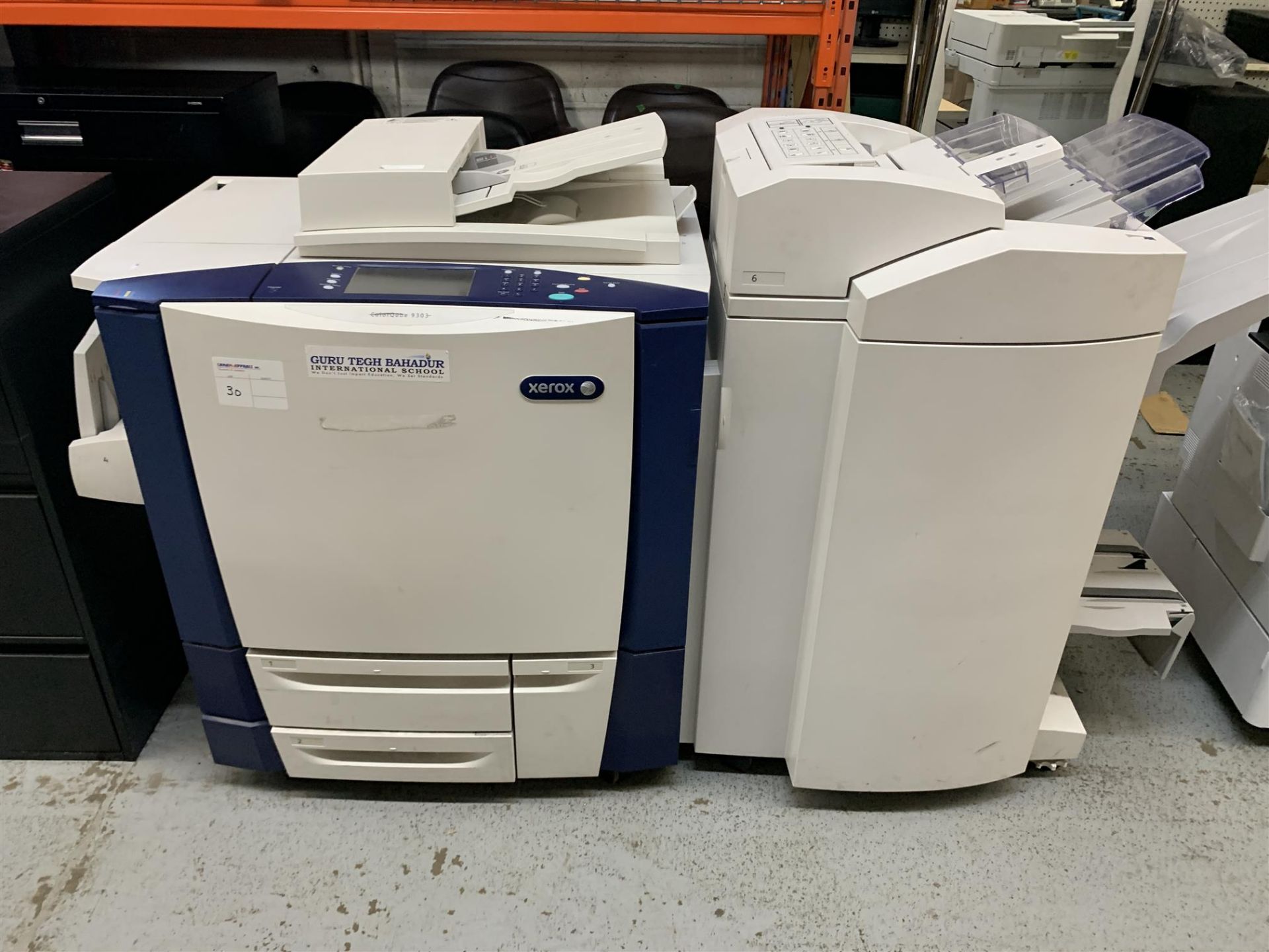 XEROX - COLORCUBE 9303 COLOR PHOTOCOPIER W/BOOKLET FINISHER