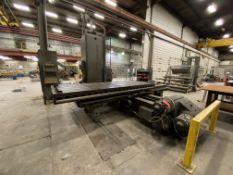 Giddings & Lewis MN: 350T, 3" horizontal boring mill, SN: 9330, 134" x 48" T-slot table, right-angle