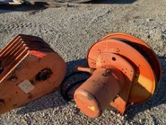 Lot of (2), including (1) Kranco 30-ton crane-block with hook, and (1) hose-reel