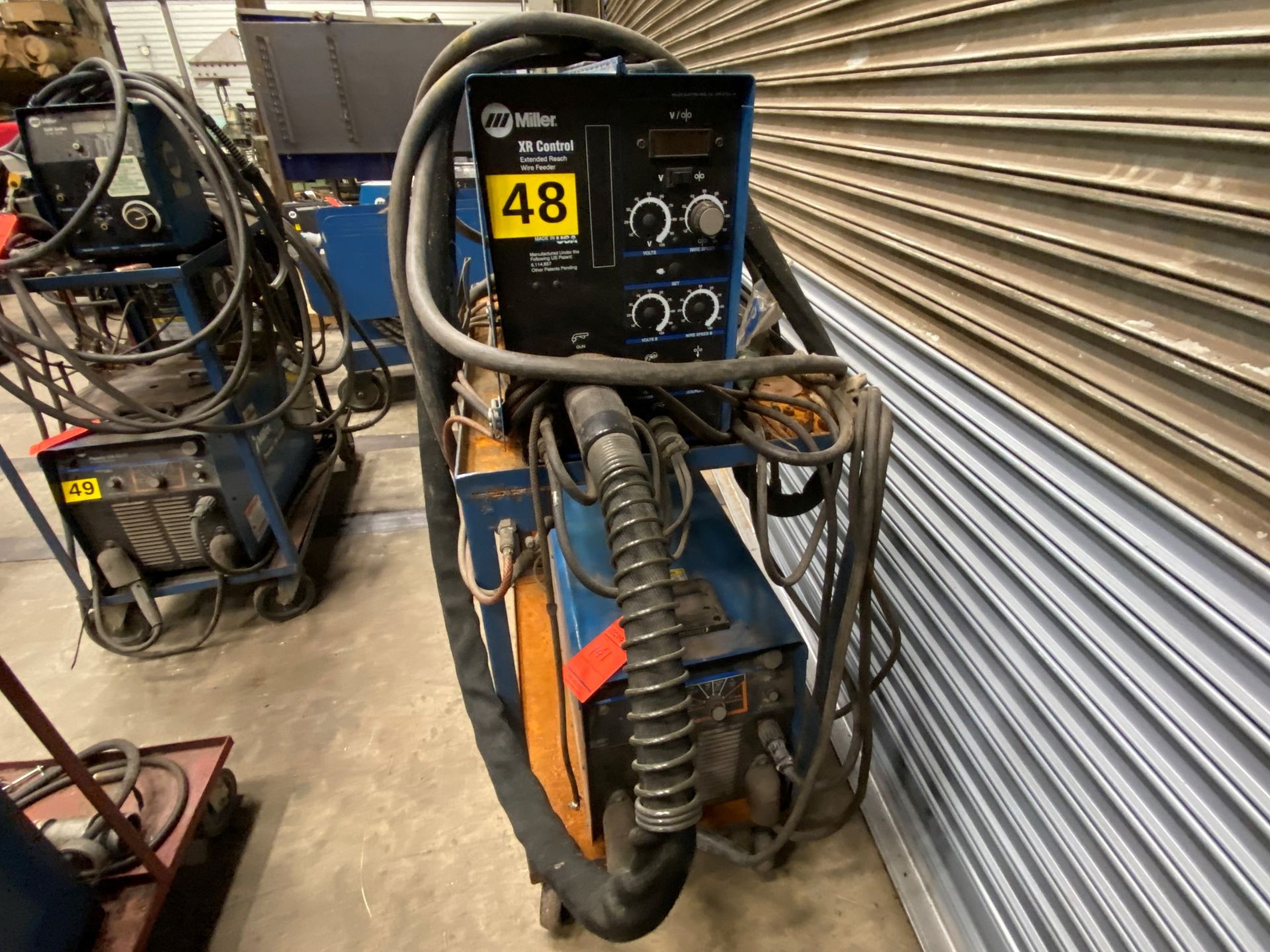 Miller Phoenix 456 CC/CV DC arc welder SN KH564613 with watermate 1 cold water chiller with XR