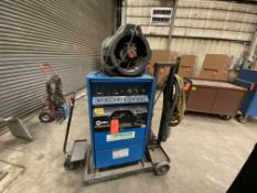 Miller synchrowave 351 CC ac/DC arc welder SN KH316087 with Coolmate 4 water chiller with foot