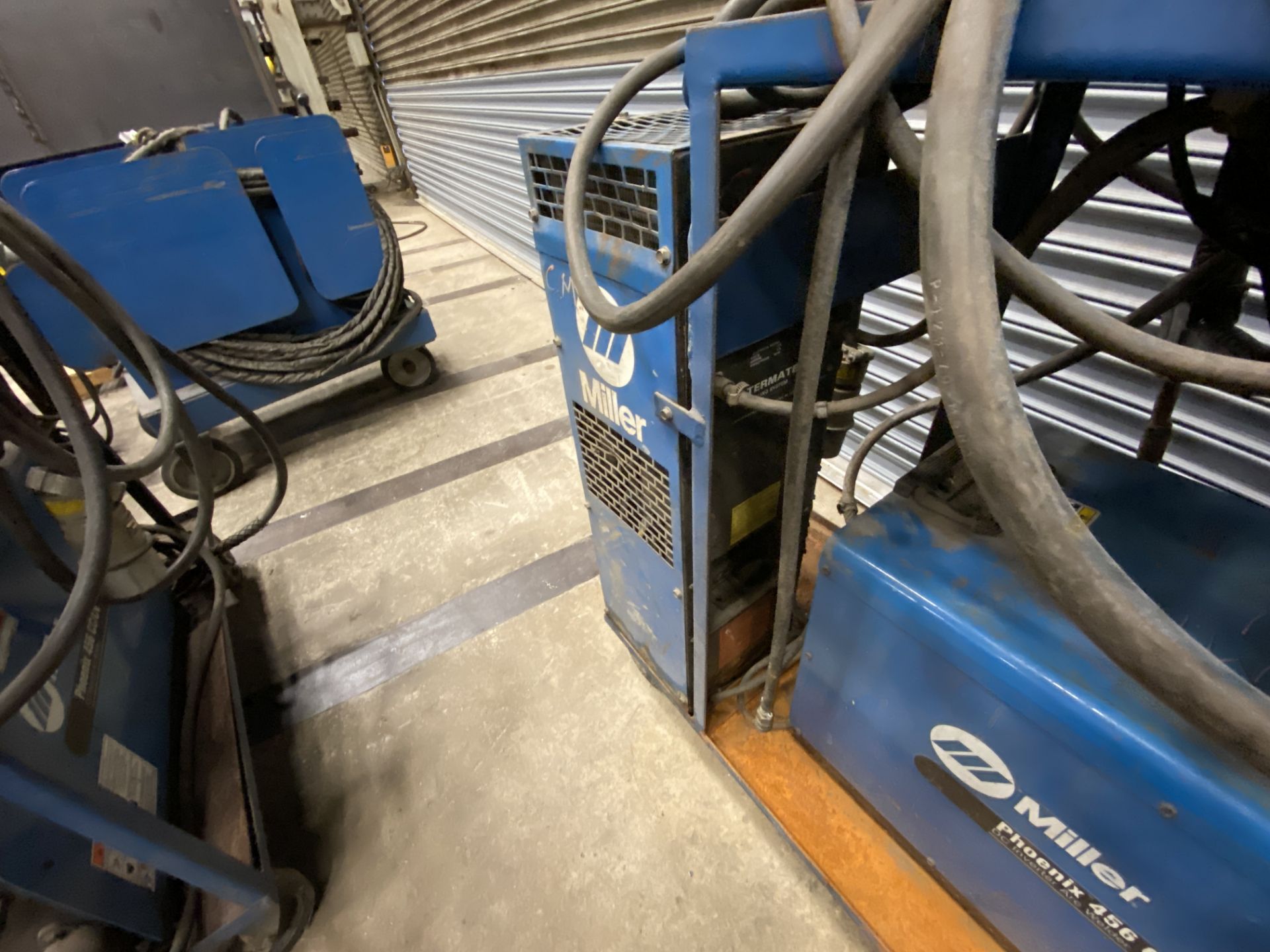 Miller Phoenix 456 CC/CV DC arc welder SN KH564613 with watermate 1 cold water chiller with XR - Image 3 of 3