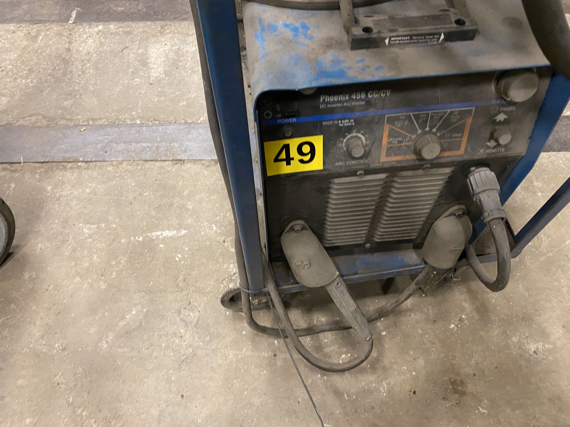 Miller Phoenix 456 CC/CV DC arc welder SN KH564612 with watermate 1 cold water chiller with XR - Image 2 of 4