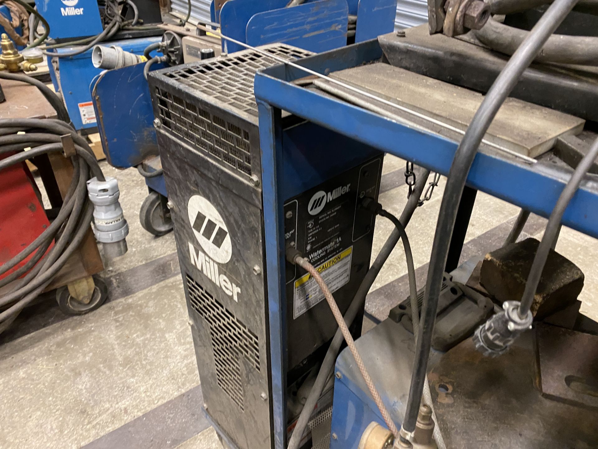 Miller Phoenix 456 CC/CV DC arc welder SN KH564612 with watermate 1 cold water chiller with XR - Image 4 of 4