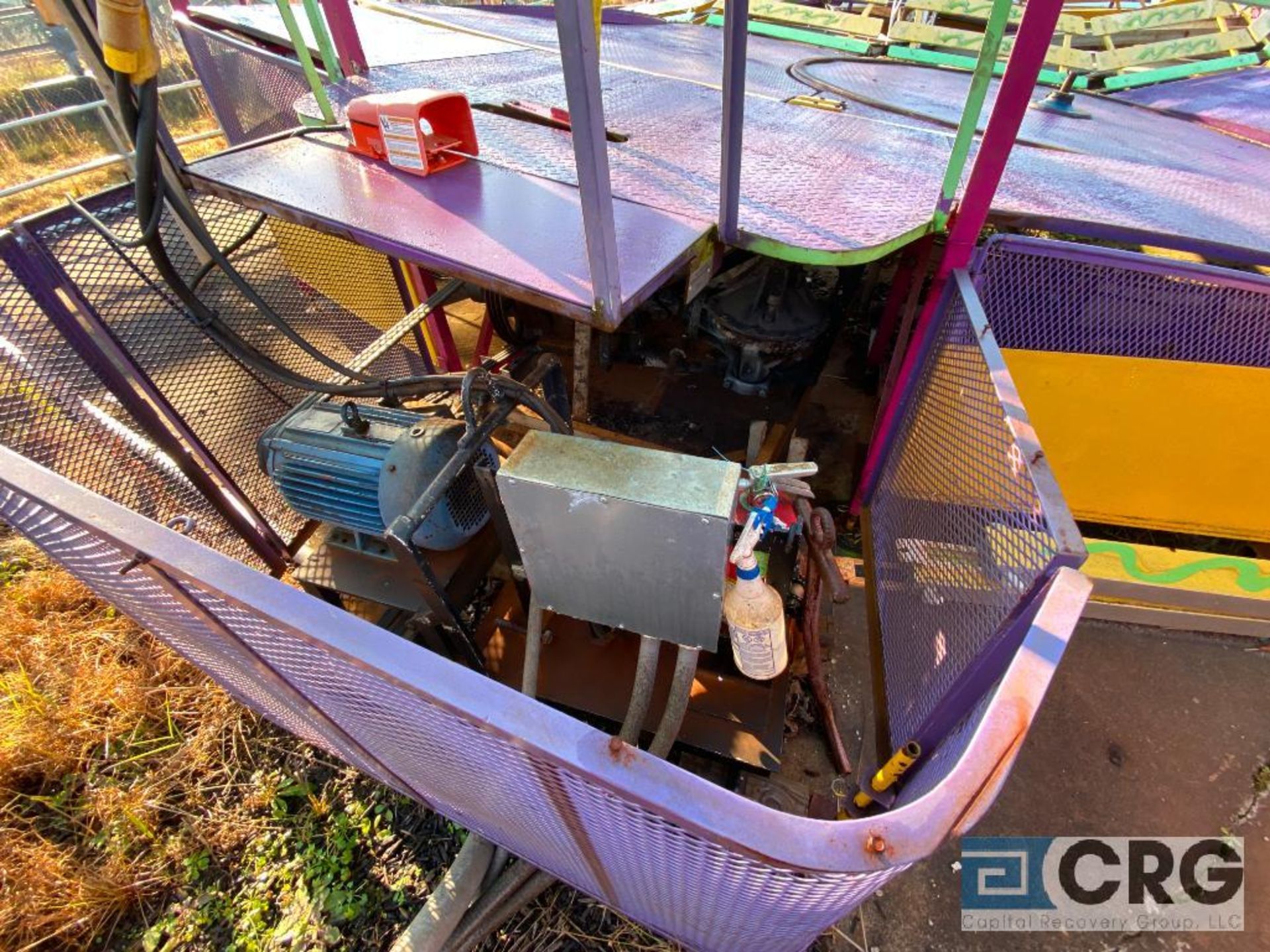 Tilt A Whirl circular ride (Passenger cars, seats, and baskets in storage on the premises, - Image 3 of 5