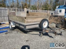 10 foot single axle equipment trailer