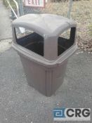 Lot of (20) plastic trash cans (LOCATED AROUND THE PARK)