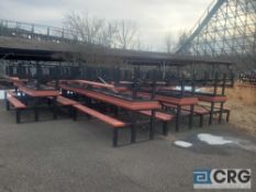 Lot of (20) 8 foot picnic tables (Right side of Willow)
