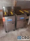 Lot of (2) Anets portable gas frialators