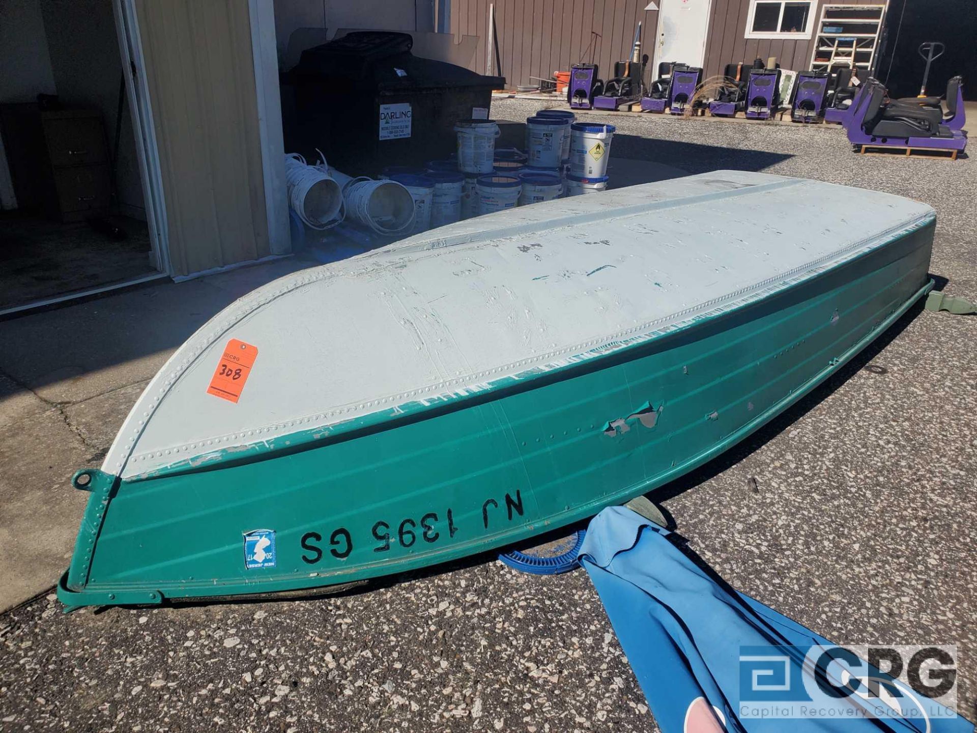 12 foot aluminum boat and trailer