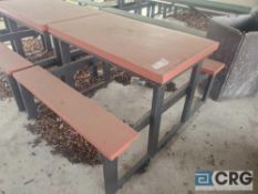 Lot of (28) 4 foot picnic tables (Willow Pavillion)