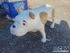 Bulldog statue (located in maintenance area)