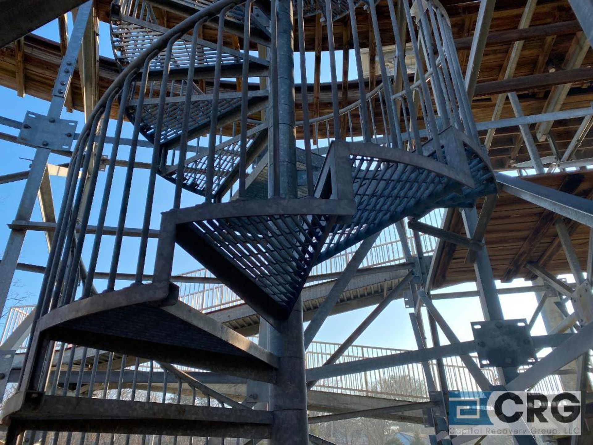 Hell Cat wood deck roller coaster, all galvanized steel structure frame, new in 2005, including - Image 7 of 9