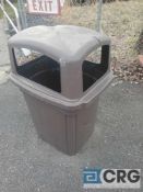 Lot of (20) plastic trash cans (LOCATED AROUND THE PARK)