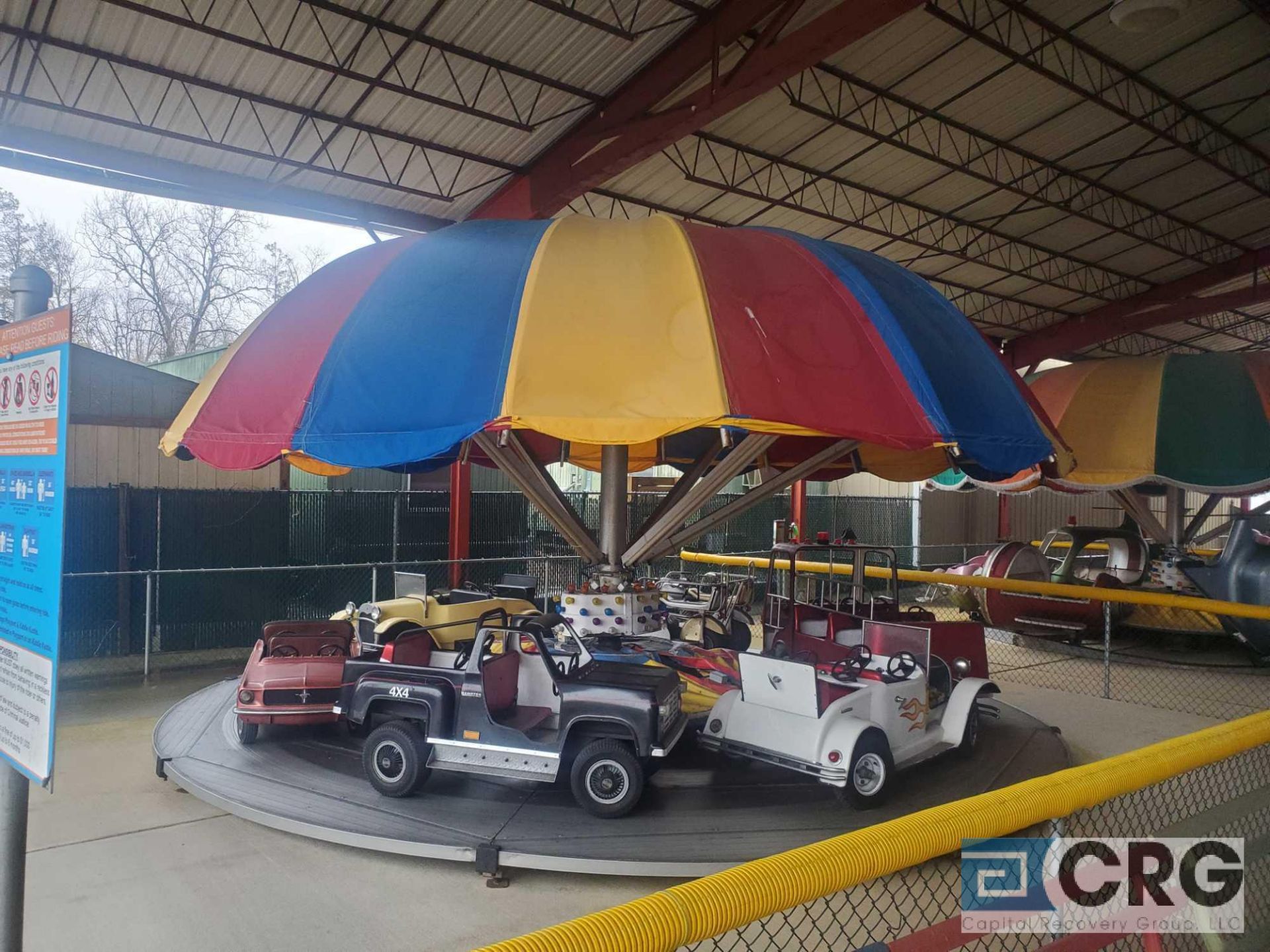 Hampton Cars and Trucks Umbrella circular Ride