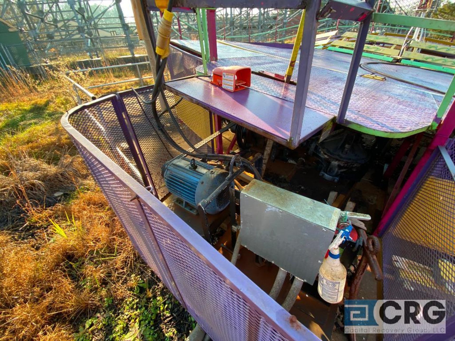 Tilt A Whirl circular ride (Passenger cars, seats, and baskets in storage on the premises, - Image 4 of 5