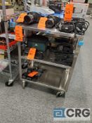 Lot of (2) LAKESIDE S.S. 3 tier portable carts