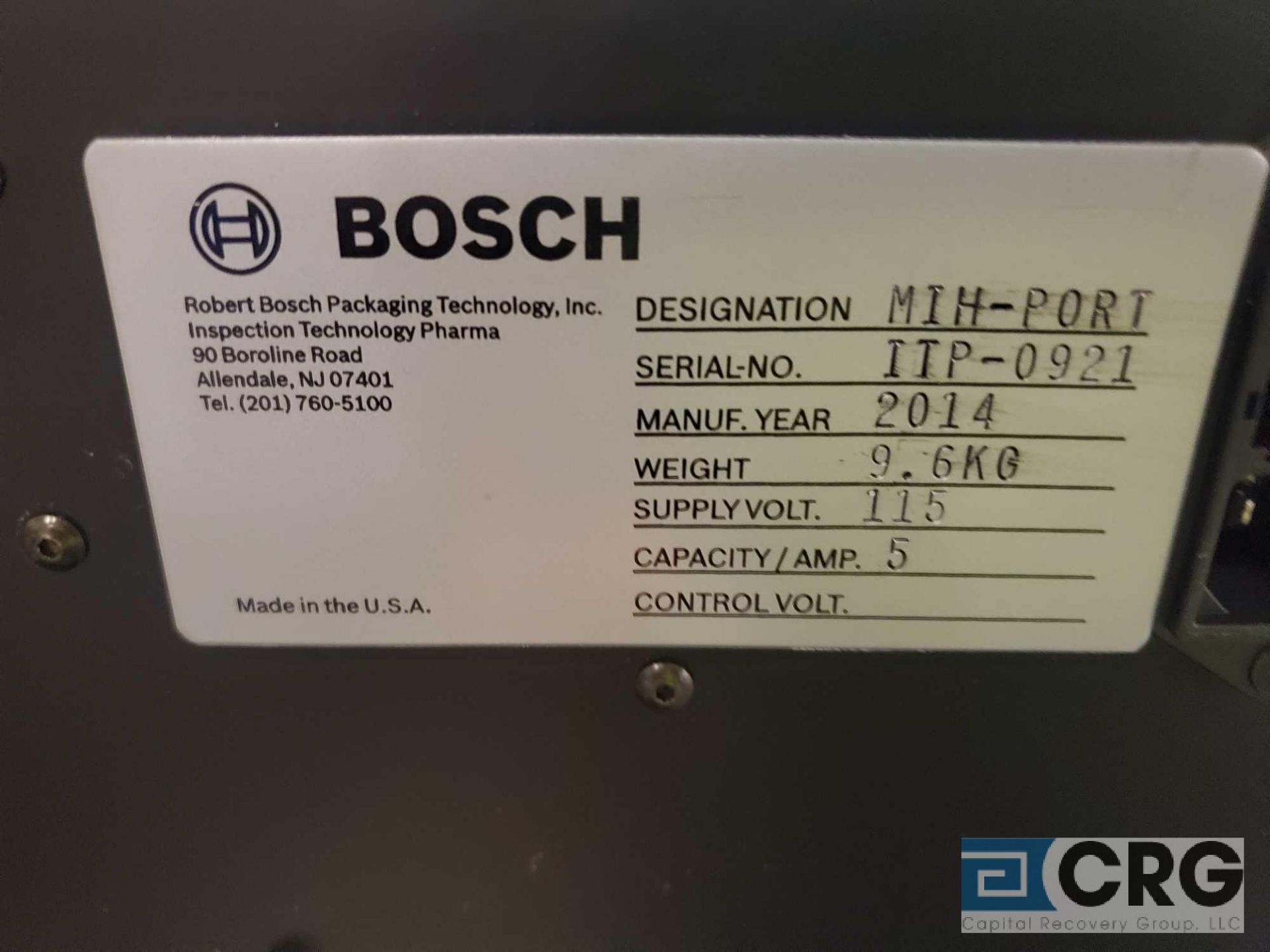 Bosch M1H-PORT 26 X 16 visual inspection station - Image 2 of 2