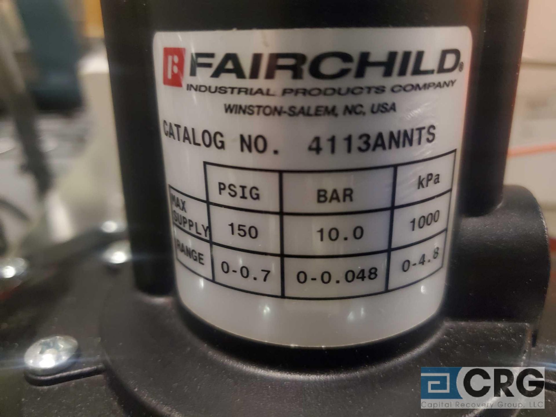 Fairchild M4100 low pressure pneumatic regulator - Image 3 of 3