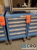 Lista 5 drawers portable under counter steel cabinet 17 in. X 28 in.