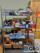 Lot of assorted cables, circuit boards, servos, small spools of various gage wire, etc.